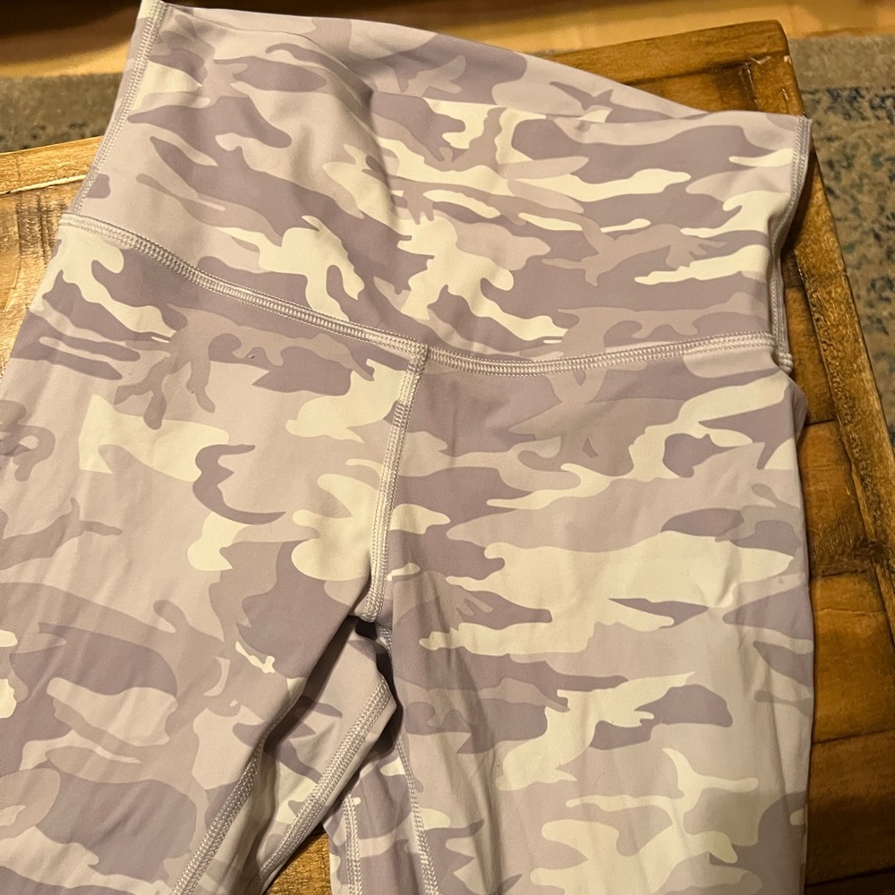 white camo leggings